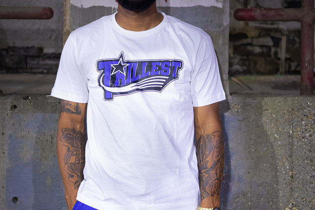 White/Royal Blue Star Trillest T-Shirt