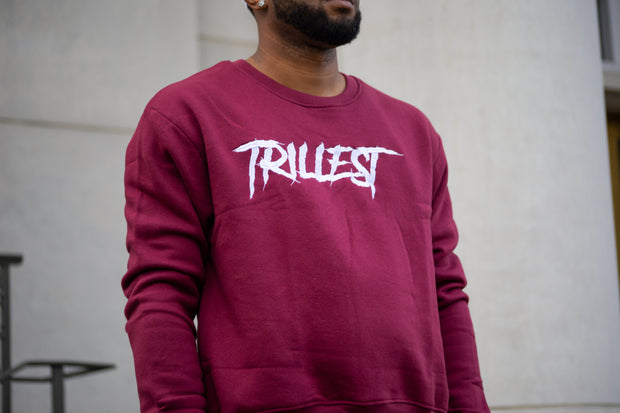 Trillest Burgundy Lux Unisex Crewneck