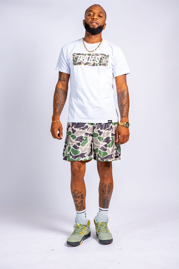 Trillest White/Duck Camo Shirt