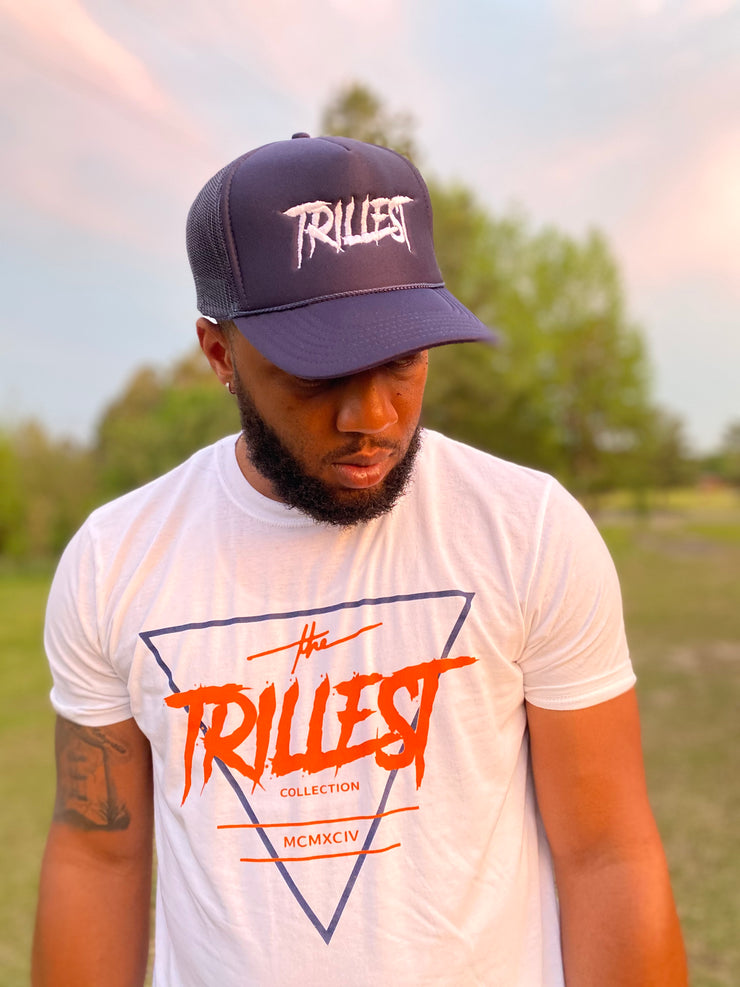 Trillest Navy Blue Trucker Hat