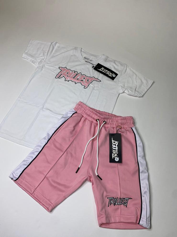 Pink/White Trillest Big Kids Set