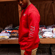 Against The Grain Crewneck - Red/Cream