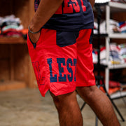 Trillest Big Logo Shorts - Red\Navy